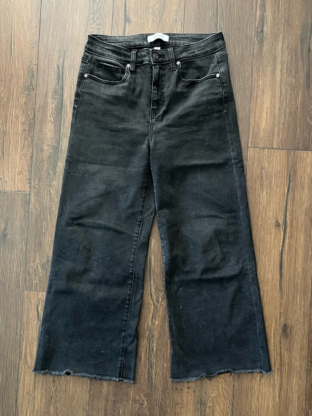 Zenana Outfitters Black High-Rise Wide Leg Jeans